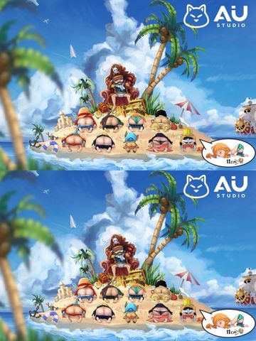  Straw Hat Pirates - One Piece - AU Studio 