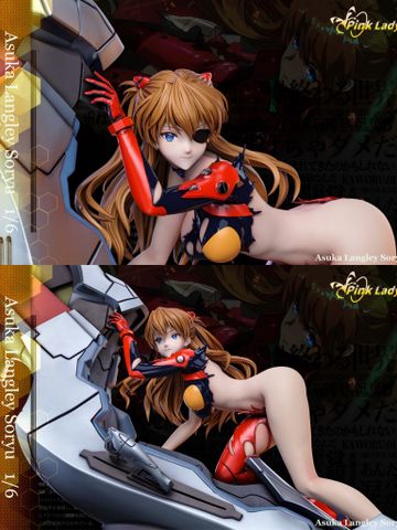  Asuka & Ayanami Rei - Evangelion - Pink Lady Studio 