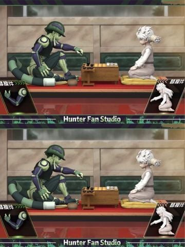  Meruem vs Komugi - Hunter x Hunter - Hunter Fan Studio 