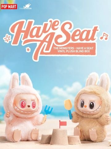  Labubu The Monsters Have a Seat Vinyl Plush - Pop Mart 