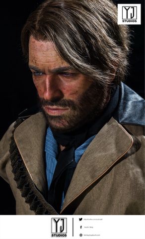  Arthur Morgan Bust - Red Dead Redemption - YJ Studio 