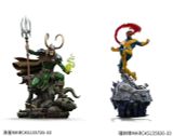  Maleficent & Raphael & Cyclops & Loki - Iron Studio 