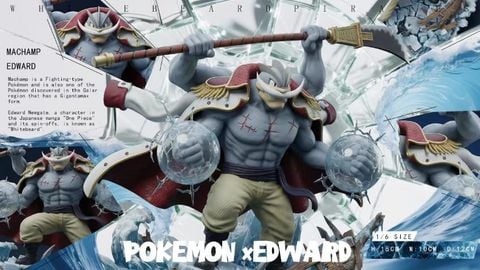  Infernape cos Ace & Machamp cos Whitebeard - Pokemon - HuanShouZaoWuJu Studio 
