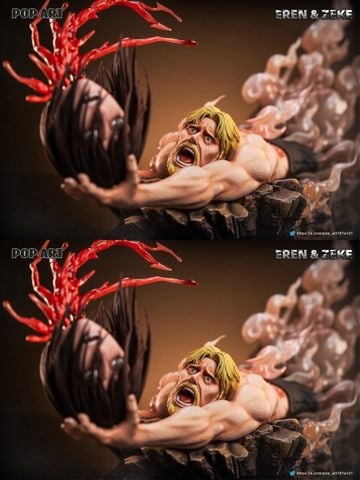  Eren & Zeke - Attack On Titan - POP.ART Studio 