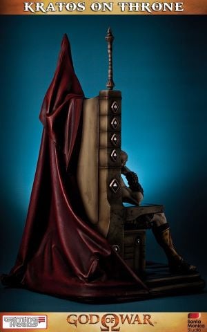  Kratos on throne - God of War - Gaming Head 