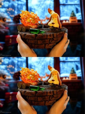  Heen x Calcifer - Howl's Moving Castle - Long Miao Studio 