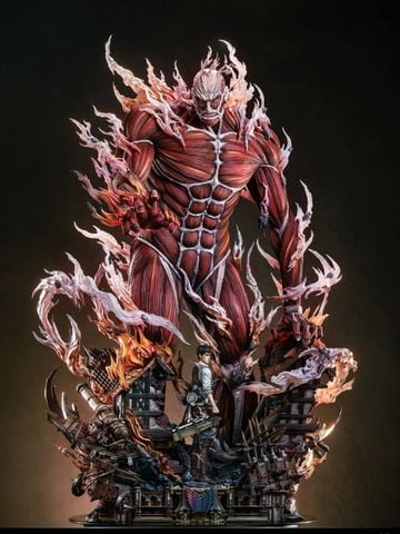  Bertholdt Hoover & Colossal Titan - Attack On Titan - Hertz Studio 