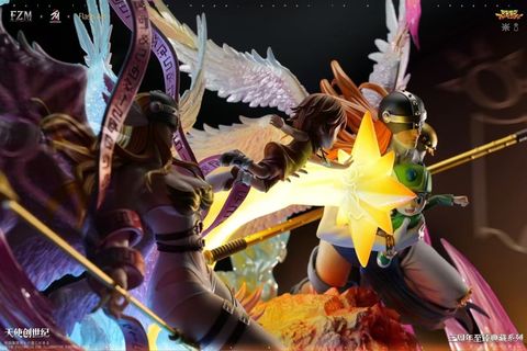  Genesis of Angels Angewomon x Angemon - Digimon - SUPER HERO Studio x Flash Art STUDIO x Fantasy Zone Maker 