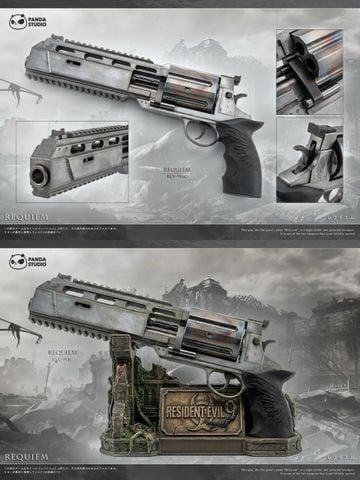  Life Size Requiem Revolver & Tactical Handaxe - Resident Evil - Panda Studio 