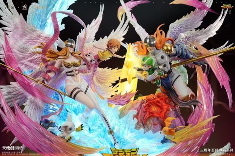  Genesis of Angels Angewomon x Angemon - Digimon - SUPER HERO Studio x Flash Art STUDIO x Fantasy Zone Maker 