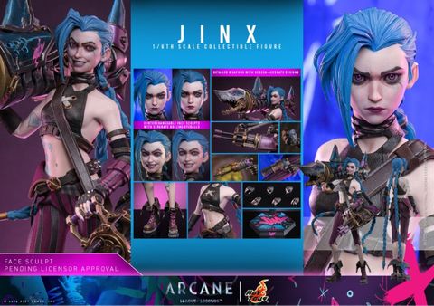  Jinx Arcane - League Of Legends - Hot Toys 