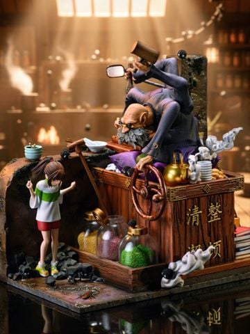  Kamaji x Chihiro - Spirited Away - ReBorn Studio 