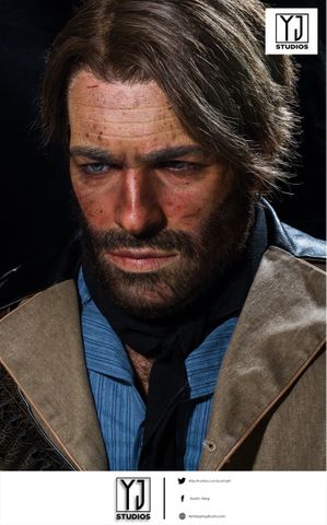  Arthur Morgan Bust - Red Dead Redemption - YJ Studio 