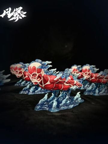  Rumbling Titans Underwater - Attack On Titan - Feng Bao Studio 