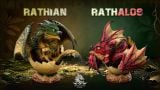 Rathalos & Rathian - Monster Hunter - Dragon Realm Studio 