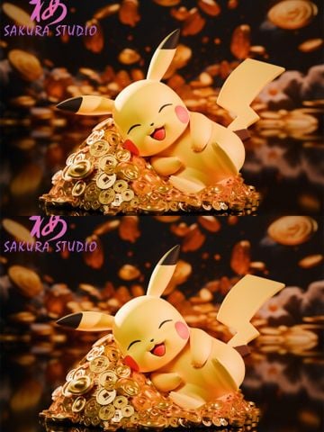  Get Rich Pikachu - Pokemon - Sakura Studio 