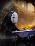  No Face man Carrying Bricks and Gold - Spirited Away - FA Studio 