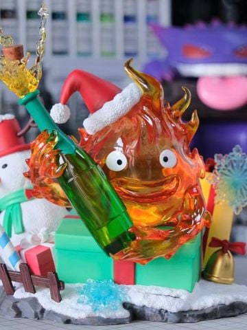  Christmas Calcifer - Howl's Moving Castle - MMLAND Studio 