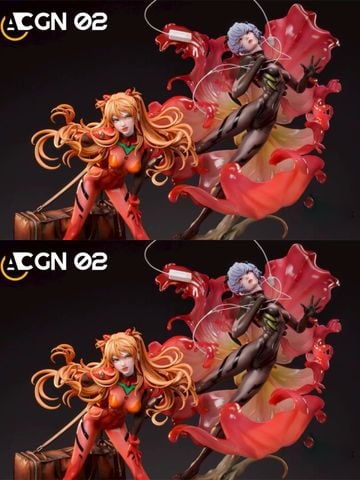  Asuka & Ayanami Rei - Evangelion - ACGN 02 Studio 