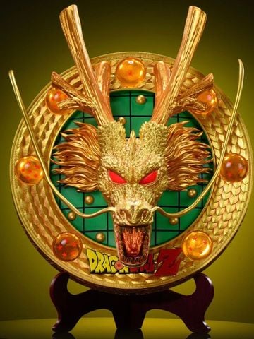  Golden Shenron 3D Wall-Mounted Table Display - Dragon Ball - WH Studio 