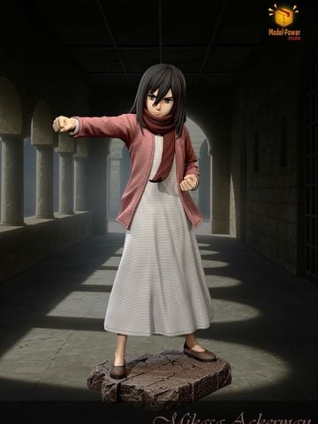  Mikasa Childhood - Attack On Titan - Model Power Studio 