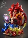  Life Size Gogeta SSJ4 Bust - Dragon Ball - KD Collectibles 