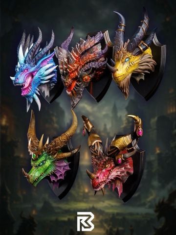  Refrigerator Poster - Guardian Dragon - BRS Studio 