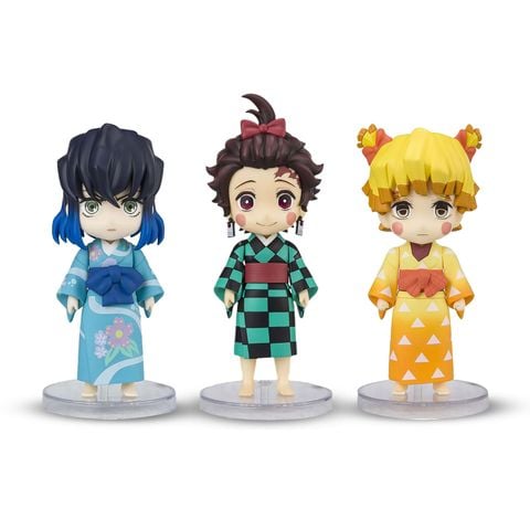  Tanjiro & Zenitsu & Inosuke Mini Figures - BANDAI 