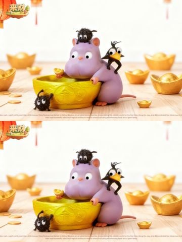  Golden Rice Bowl Boh - Spirited Away - WuYu Studio x LaiCai Studio 