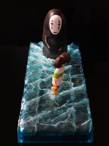  Chihiro & No Face walking - Spirited Away - ShenYin Studio 