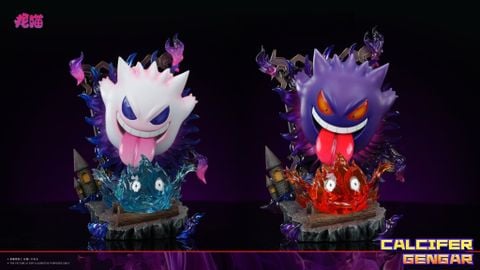  Gengar eating Calcifer - Pokemon - Long Miao Studio 
