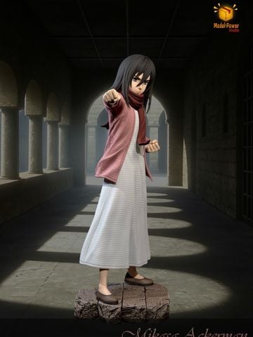  Mikasa Childhood - Attack On Titan - Model Power Studio 