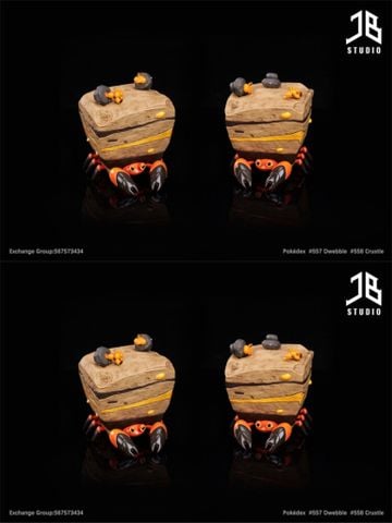  Dwebble & Crustle - Pokemon - JB Studio 