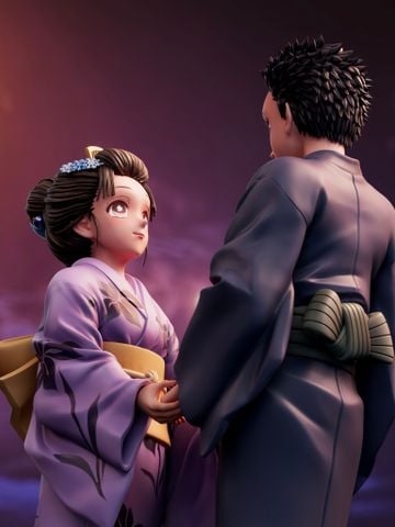  Akaza & Koyuki - Kimetsu no Yaiba - WAWA Studio 