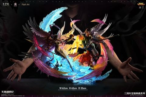  Genesis of Angels Angewomon x Angemon - Digimon - SUPER HERO Studio x Flash Art STUDIO x Fantasy Zone Maker 
