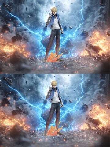 Saitama x Genos - One-Punch Man - PG Studio 