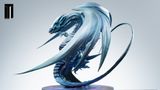  Blue Eyes White Dragon - Yugioh! - Iron Curtain Studio 