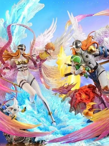  Genesis of Angels Angewomon x Angemon - Digimon - SUPER HERO Studio x Flash Art STUDIO x Fantasy Zone Maker 