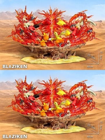  Blaziken Evolution - Pokemon - PPAP Studio 