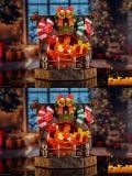  Christmas Calcifer - Howl's Moving Castle - Long Miao Studio 
