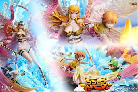  Genesis of Angels Angewomon x Angemon - Digimon - SUPER HERO Studio x Flash Art STUDIO x Fantasy Zone Maker 