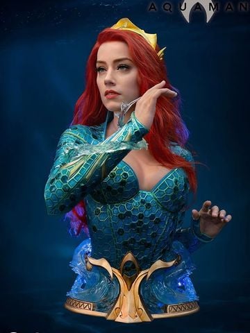  Mera Life-Size Bust - Aquaman - Infinity Studio 
