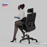  Kiara Kurozawa - Office Lady Series - Shallow Island Cloud Studio 