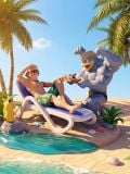  Ash, Machamp & Pikachu NSFW - Pokemon - Mist Haven Studio 