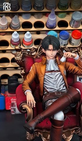  Levi Drinking Tea - Attack On Titan - Reborn Studio 