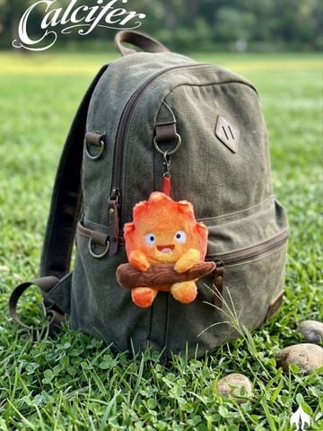  Calcifer Plush Pendant - Howl's Moving Castle - NINETY SEVEN Studio 