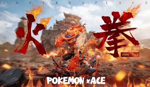 Infernape cos Ace & Machamp cos Whitebeard - Pokemon - HuanShouZaoWuJu Studio 