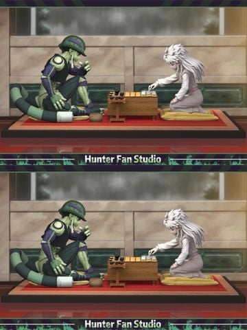  Meruem vs Komugi - Hunter x Hunter - Hunter Fan Studio 