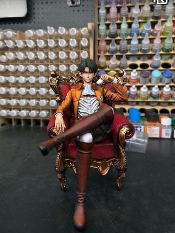  Levi Drinking Tea - Attack On Titan - Reborn Studio 