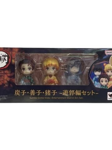  Tanjiro & Zenitsu & Inosuke Mini Figures - BANDAI 